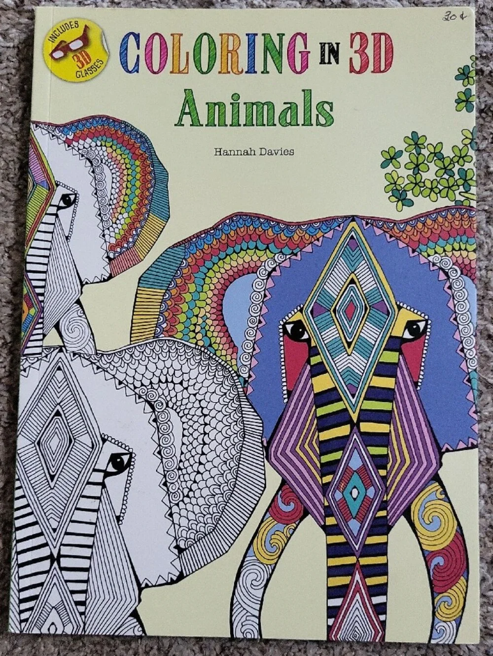 Coloring Patterns & Two 3D Coloring Books Set - Adult Coloring